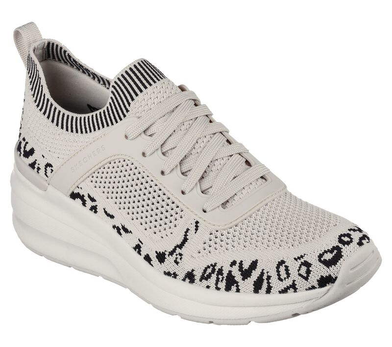 Dámské Boty Na Klínku Skechers Billion - Leopard Lady Bílé Leopard | CZ.155624 WHLD